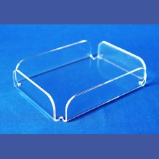 BANDEJA doblada con esquinas  abiertas<br>Medidas: 200 x 150 x 40 mm<br>